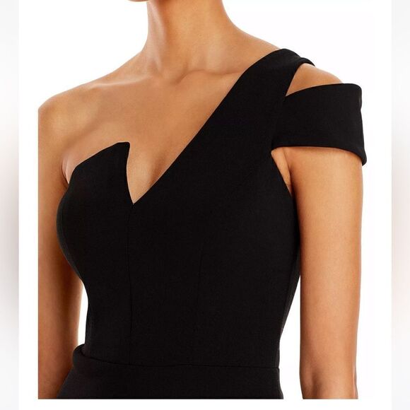 AQUA
One-Shoulder Ruffled Gown - Picture 2 of 9